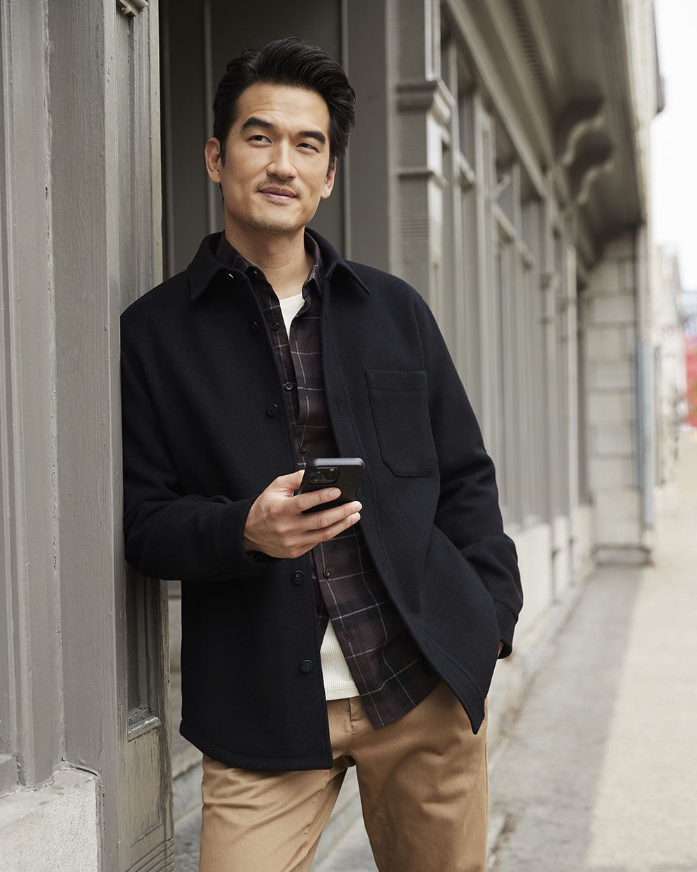 Solid Wool Overshirt