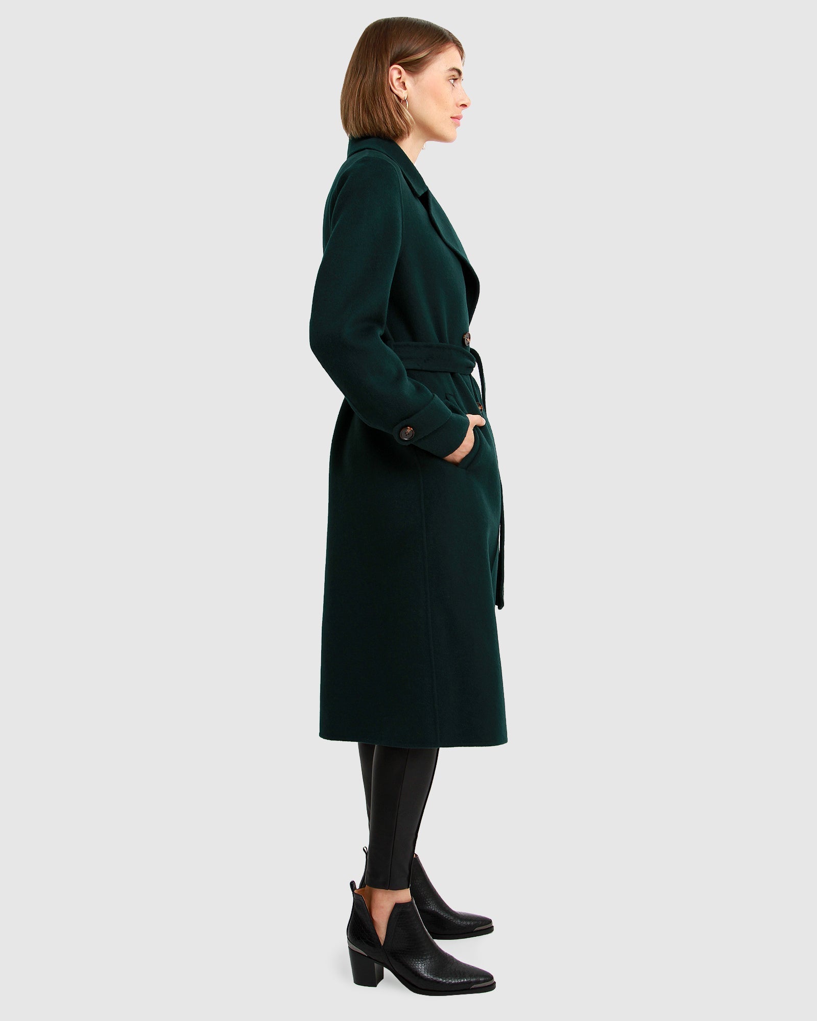 Belle & Bloom Front Runner Belted Coat