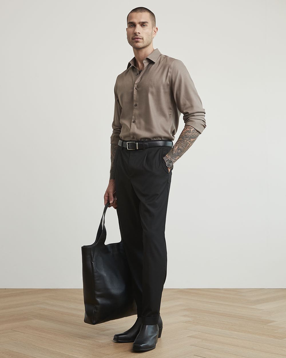 Slim-Fit Knit Performance Shirt