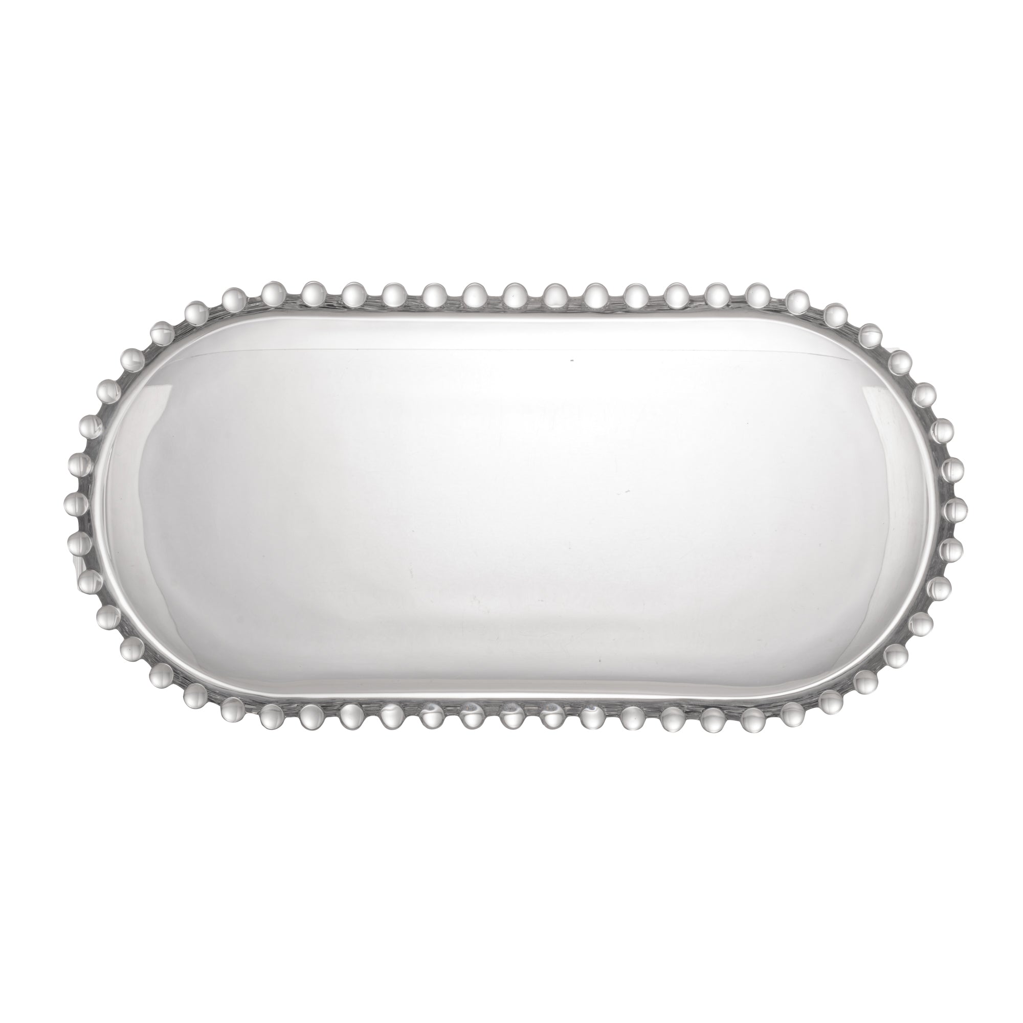 Pearl Collection Crystal Oval Serving Platter 30x15x2cm