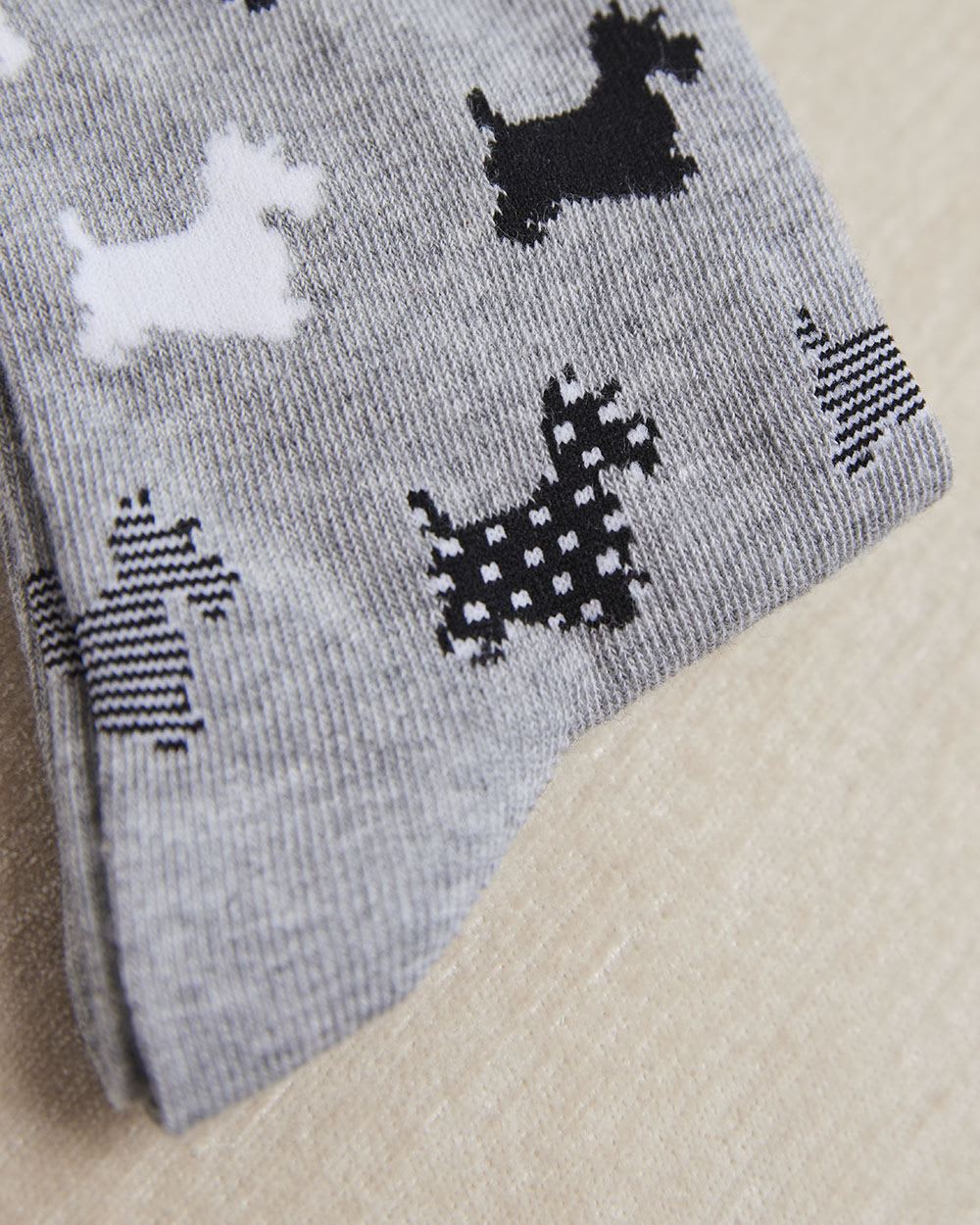 Crew Socks with Yorkshire Dogs