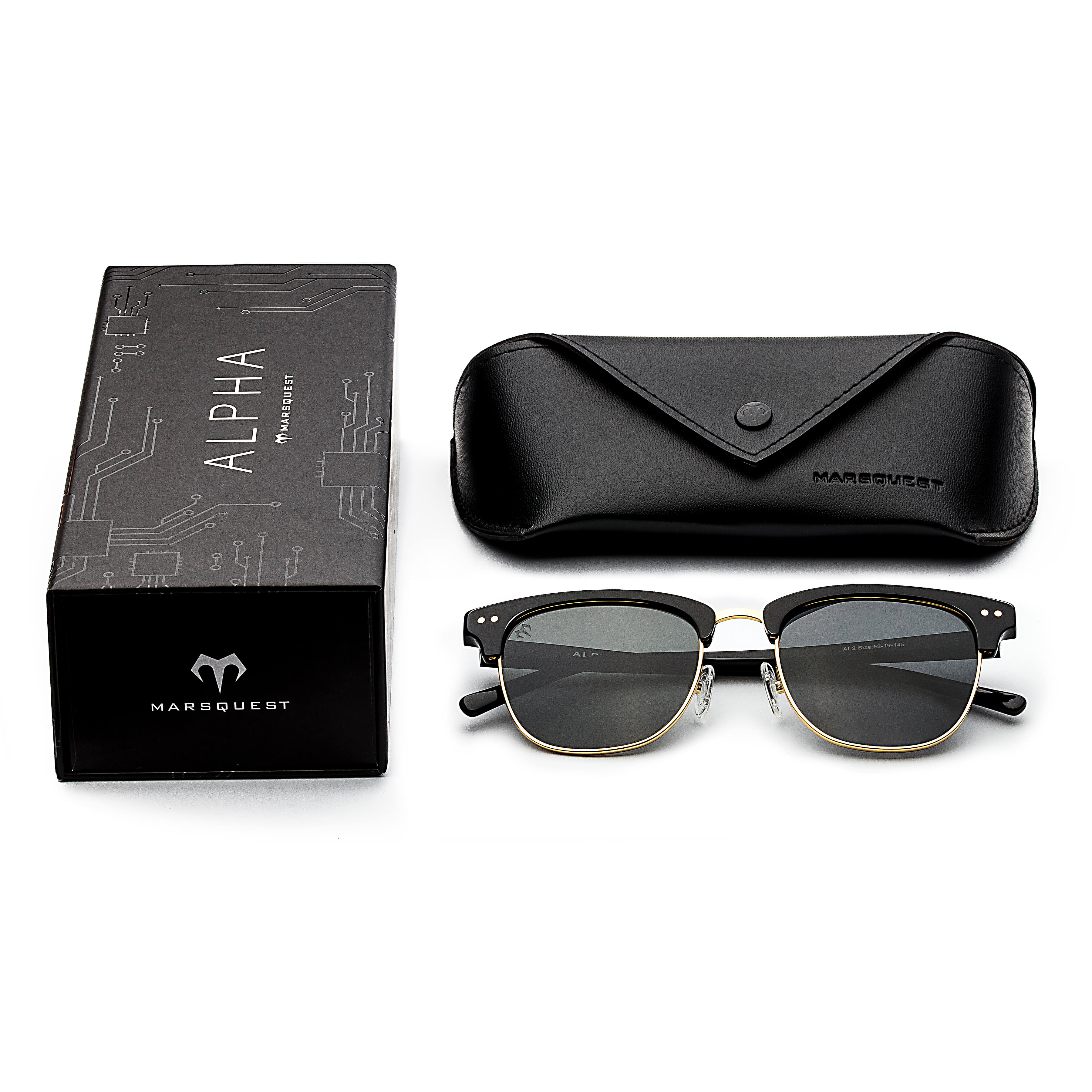 MarsQuest - Polarized Half-Frame Sunglasses