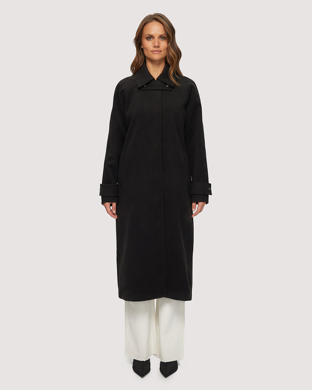 Noize - Azzura Long Length Vegan Wool Coat