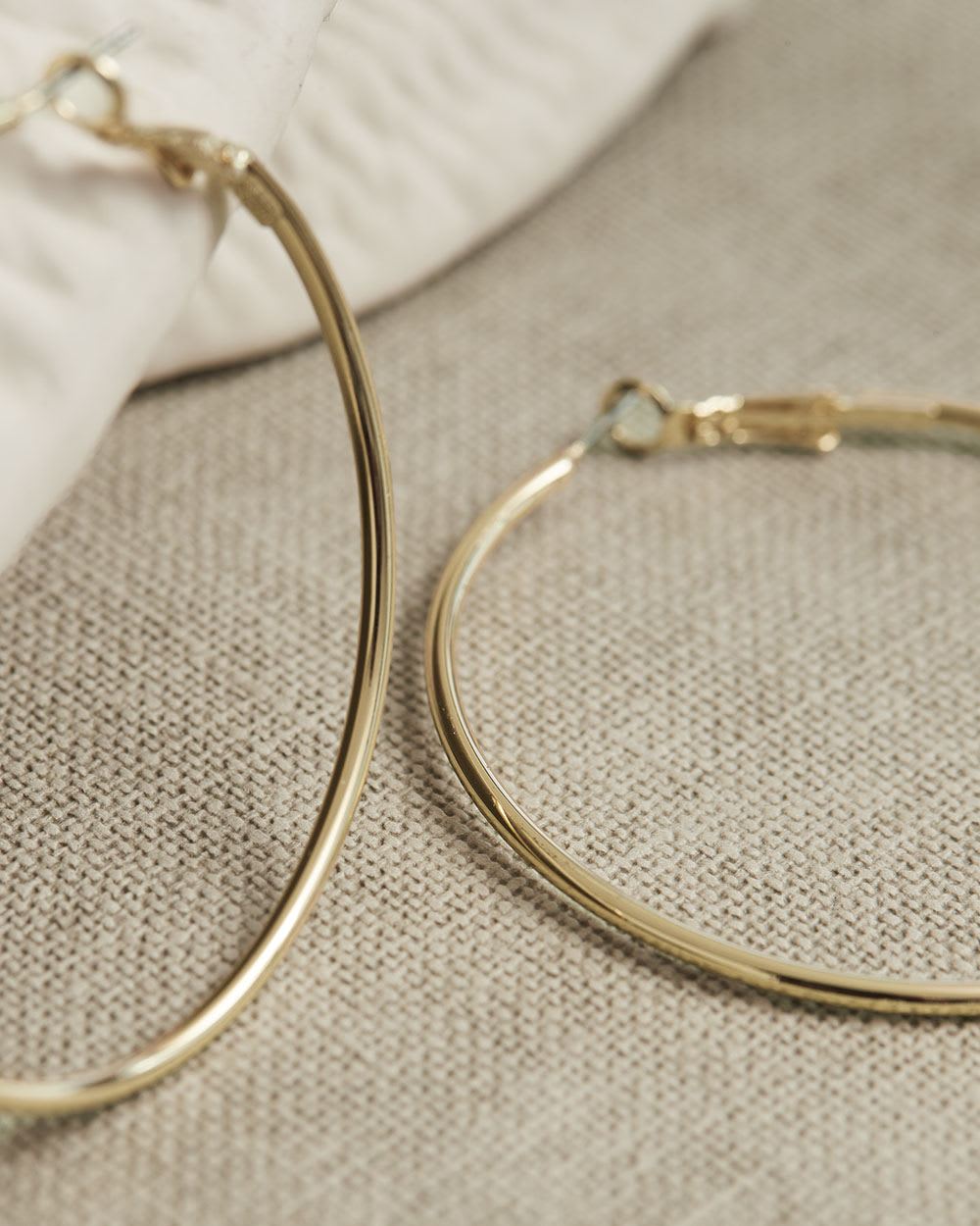 Large Basic Hoop Earrings