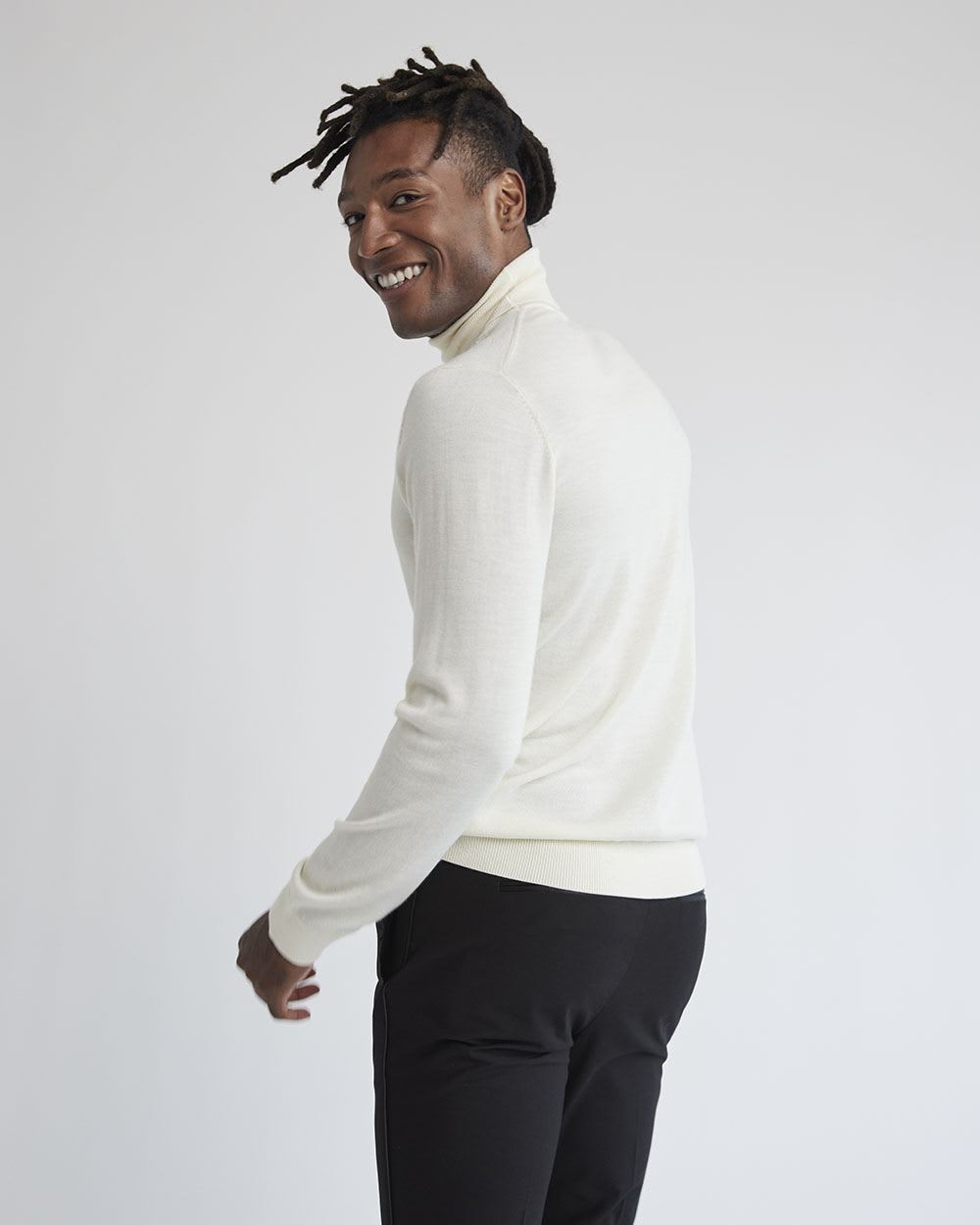 Merino-Wool Turtleneck Sweater
