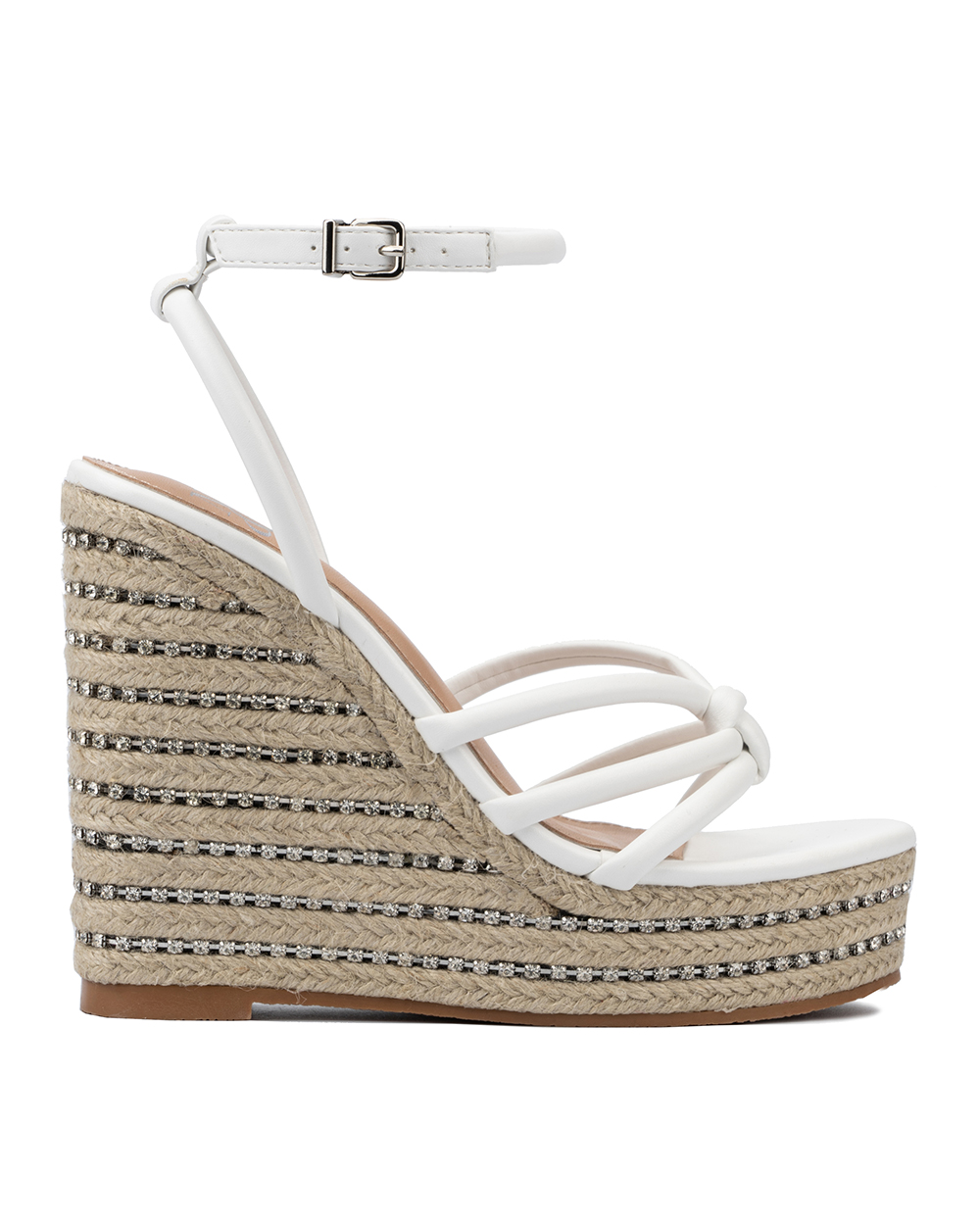 New York & Company Electra Women's Rhinestone Embedded Wedge