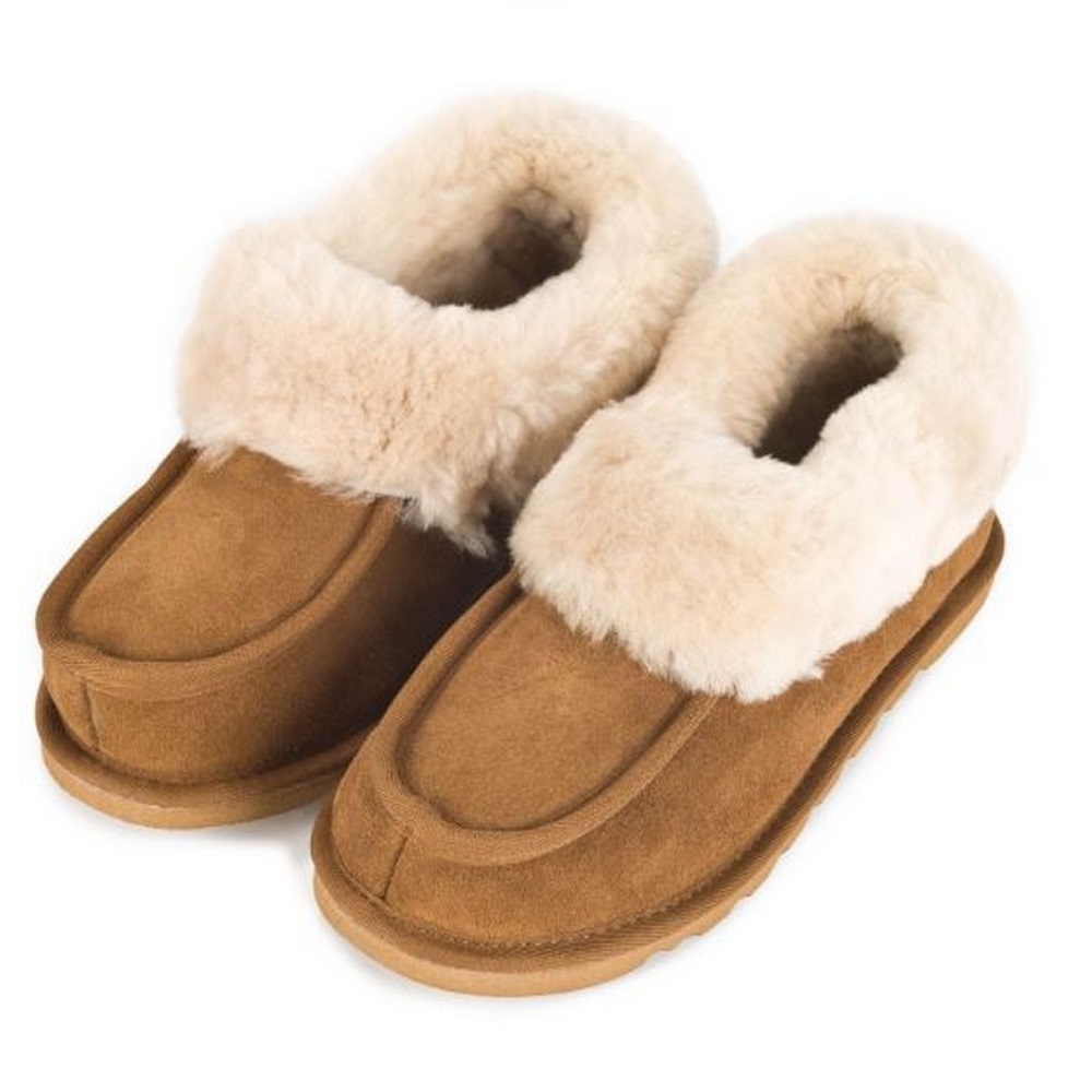 Eastern Counties Leather - Womens/Ladies Sheepskin Lined Slipper Boots