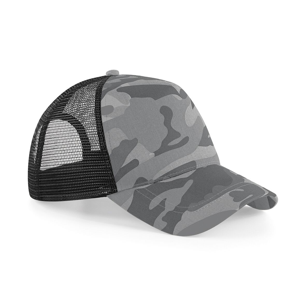 Beechfield - Retro Camouflage Snapback Trucker Cap