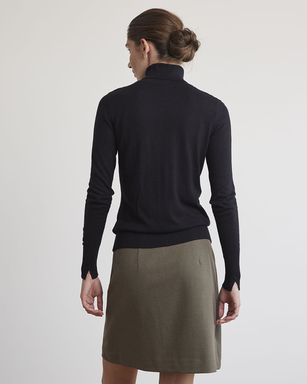 Long-Sleeve Turtleneck Sweater