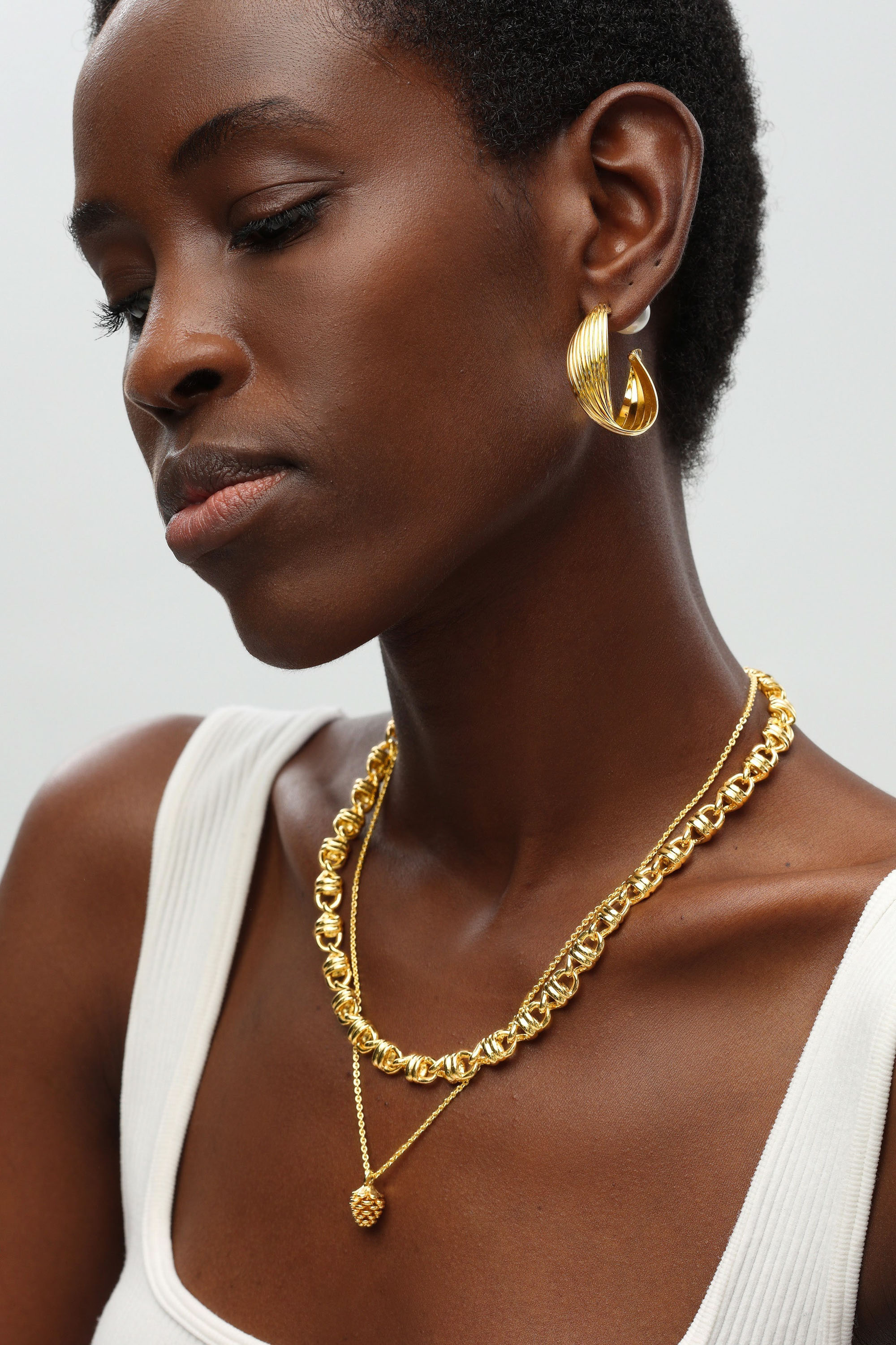 Classicharms-Pinecone Pendant Necklace