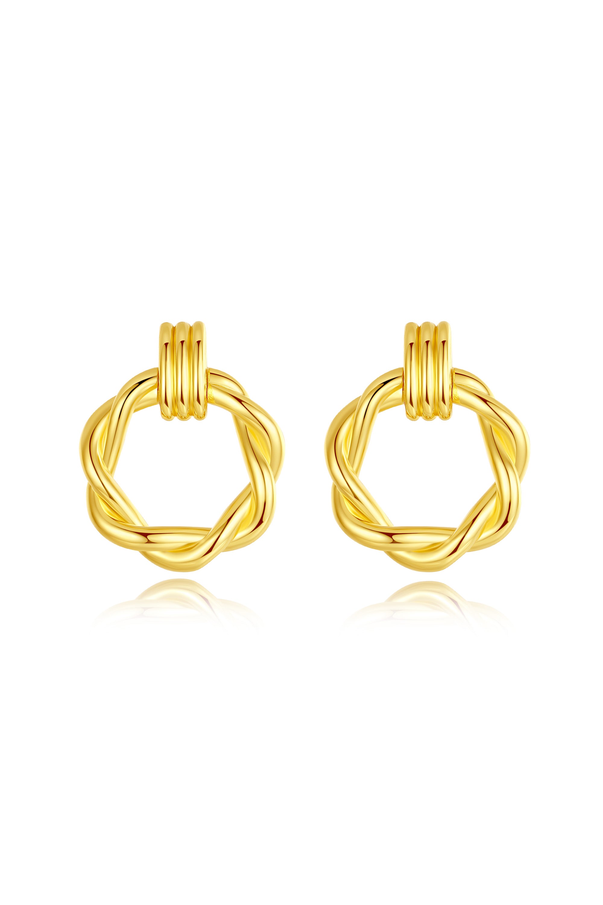 Classicharms-Eléa Twisted Hoop Earrings