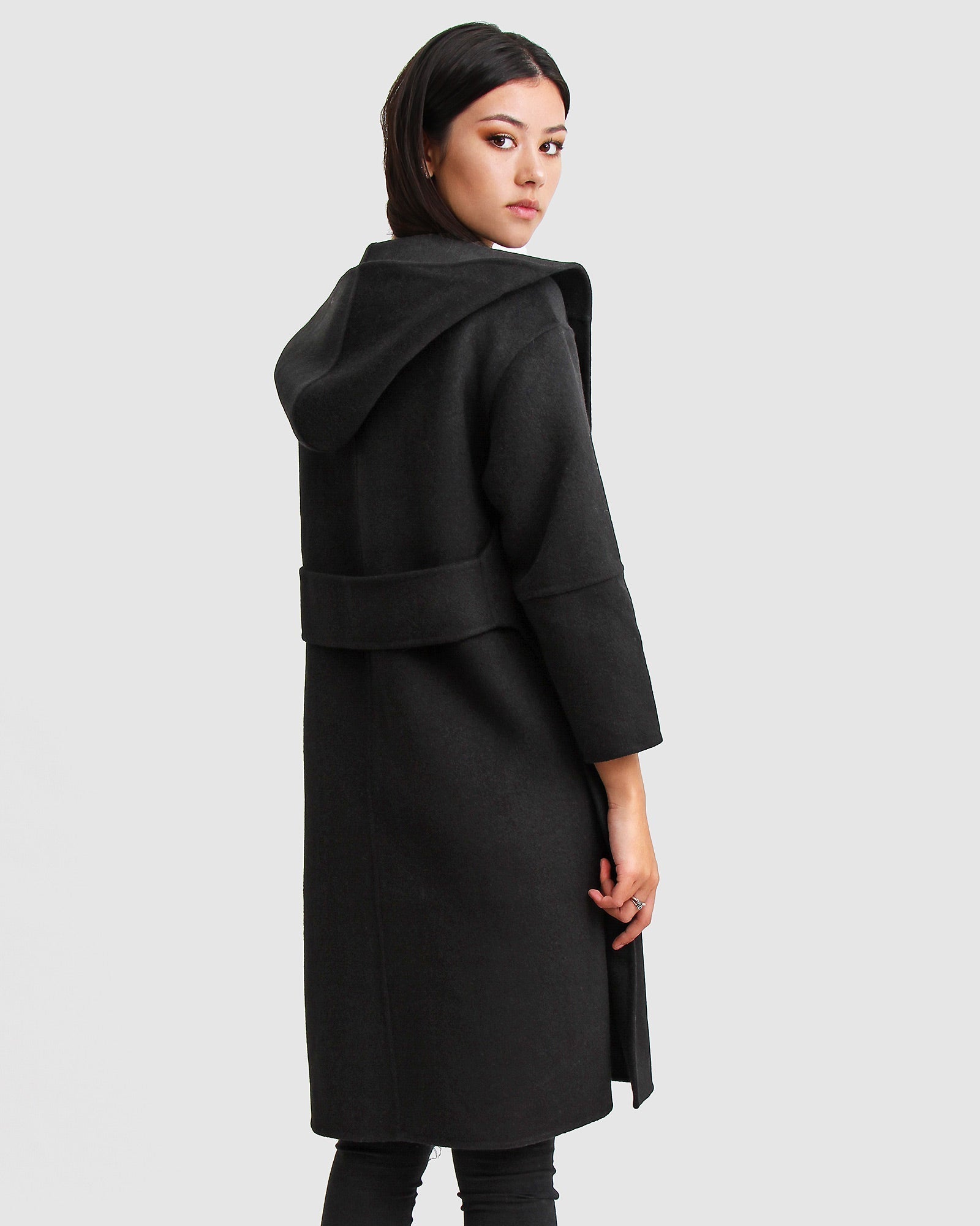 Belle & Bloom Walk This Way Wool Blend Oversized Coat