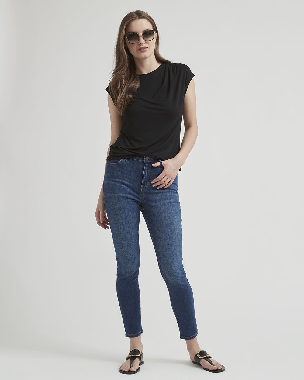 Medium Wash High Rise Natalie Jegging