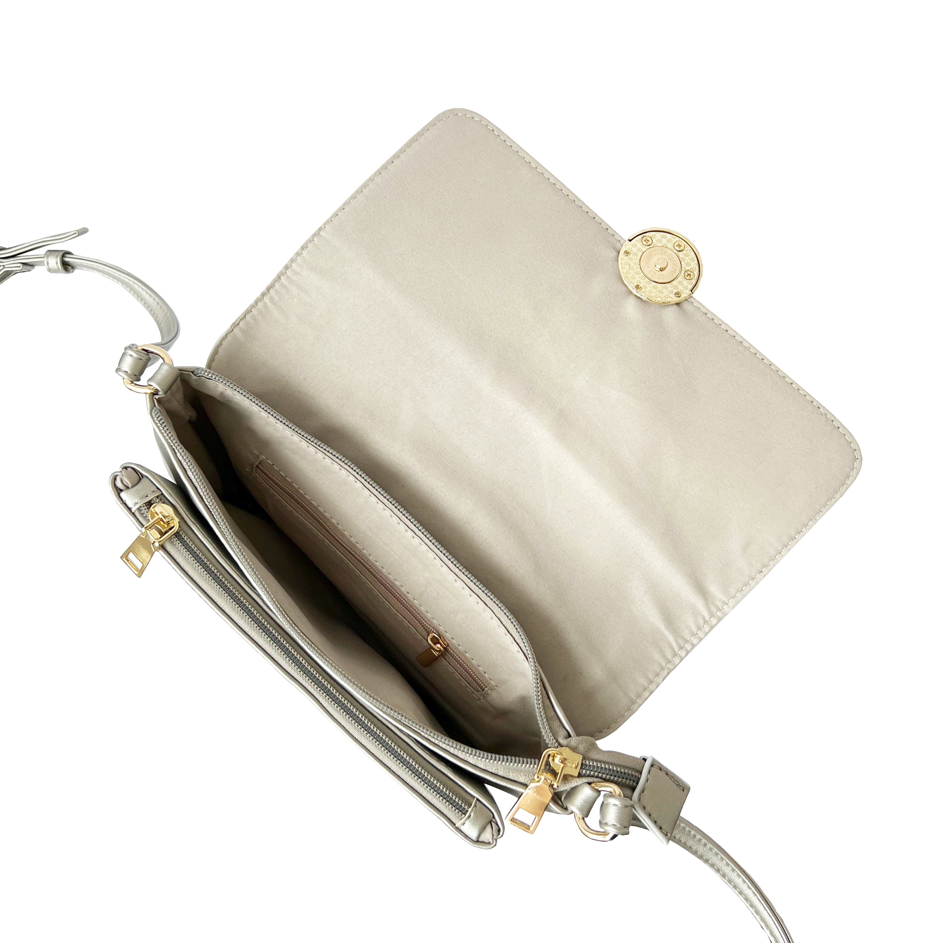 Nicci Crossbody Bag with Round Ornament