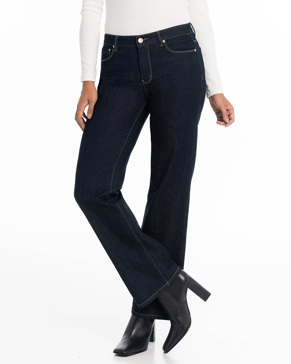LOIS - Georgia Wide Dark Indigo Jeans