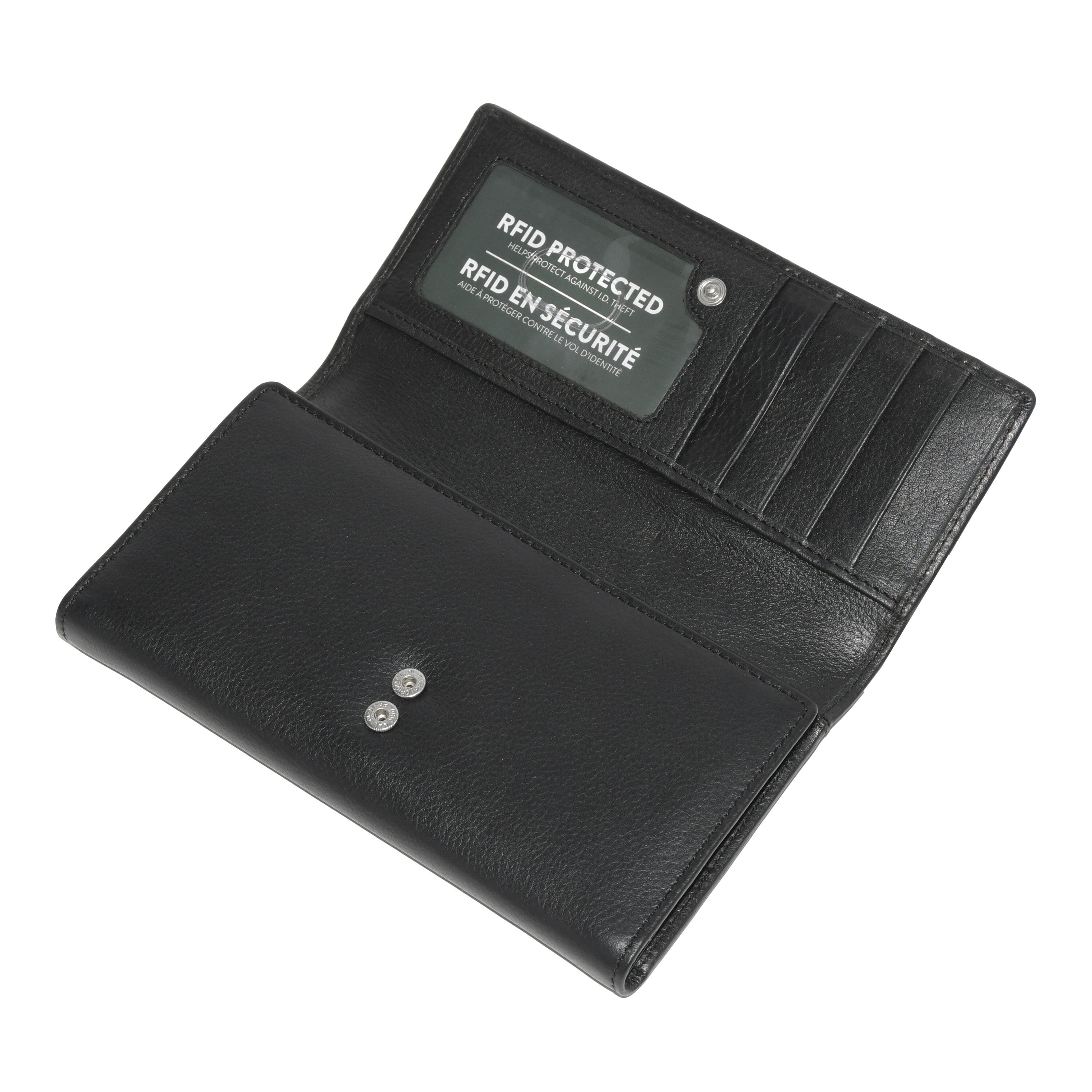 Roots Ladies' Large Checkbook Clutch Wallet