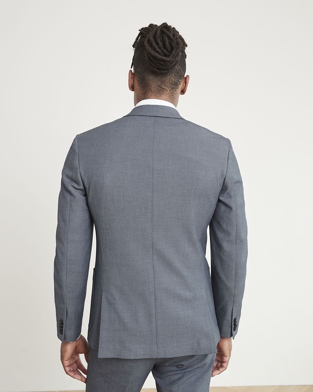 Slim-Fit Knit-Like Blazer