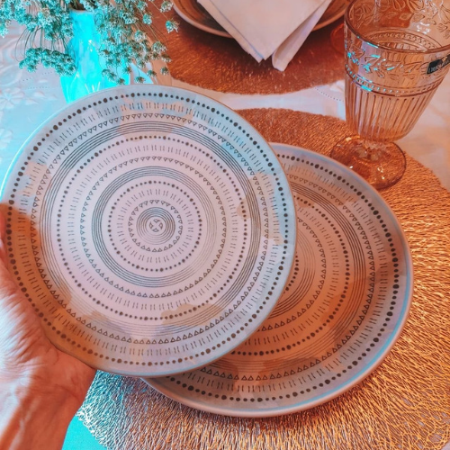 Oxford Unni Ancestral 20 Pieces Dinnerware Set Service for 4