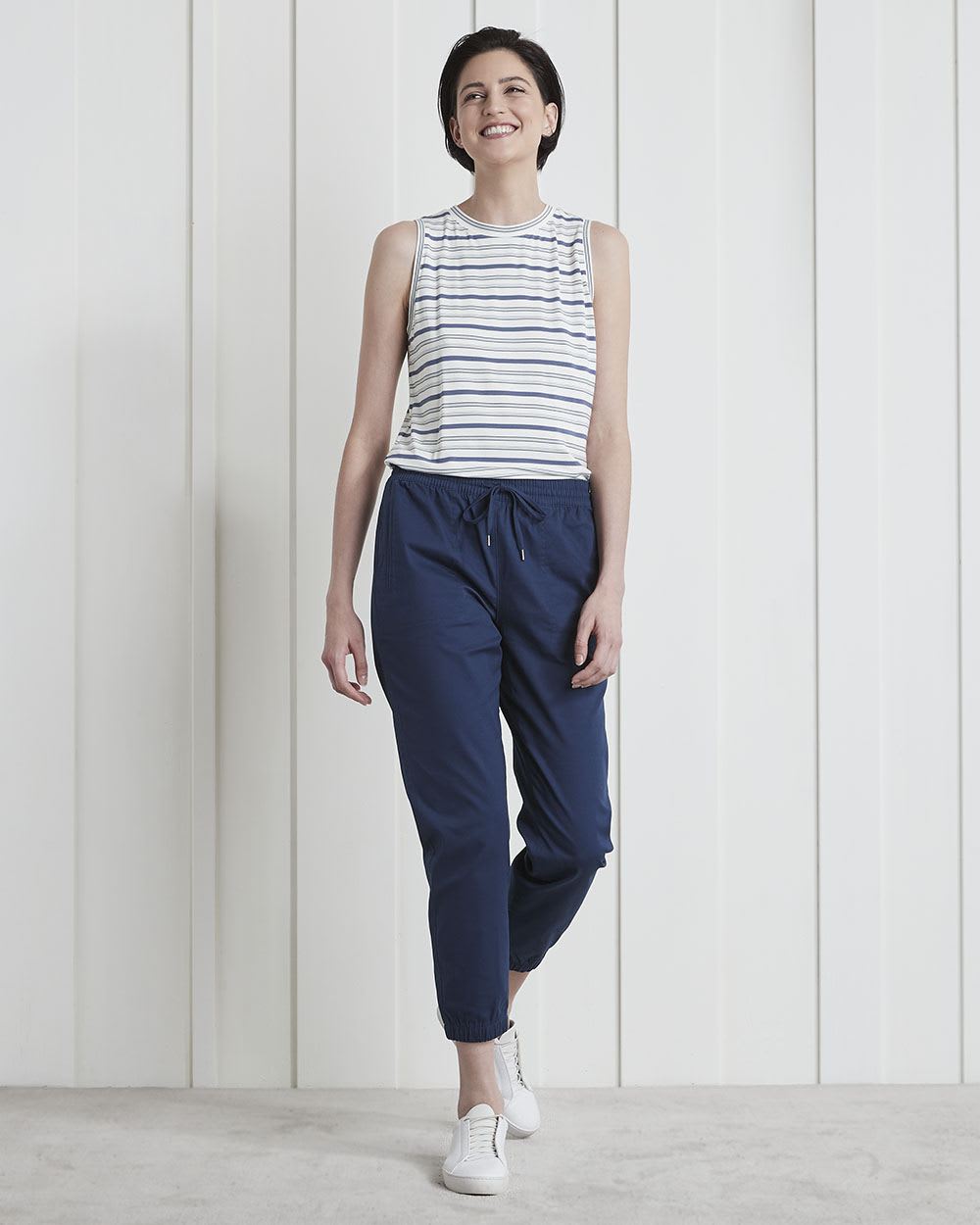 Crew-Neck Coloured Muscle T-Shirt