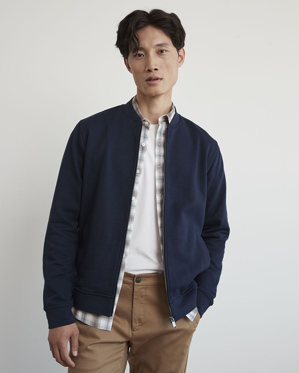 Fleece Bomber Jacket