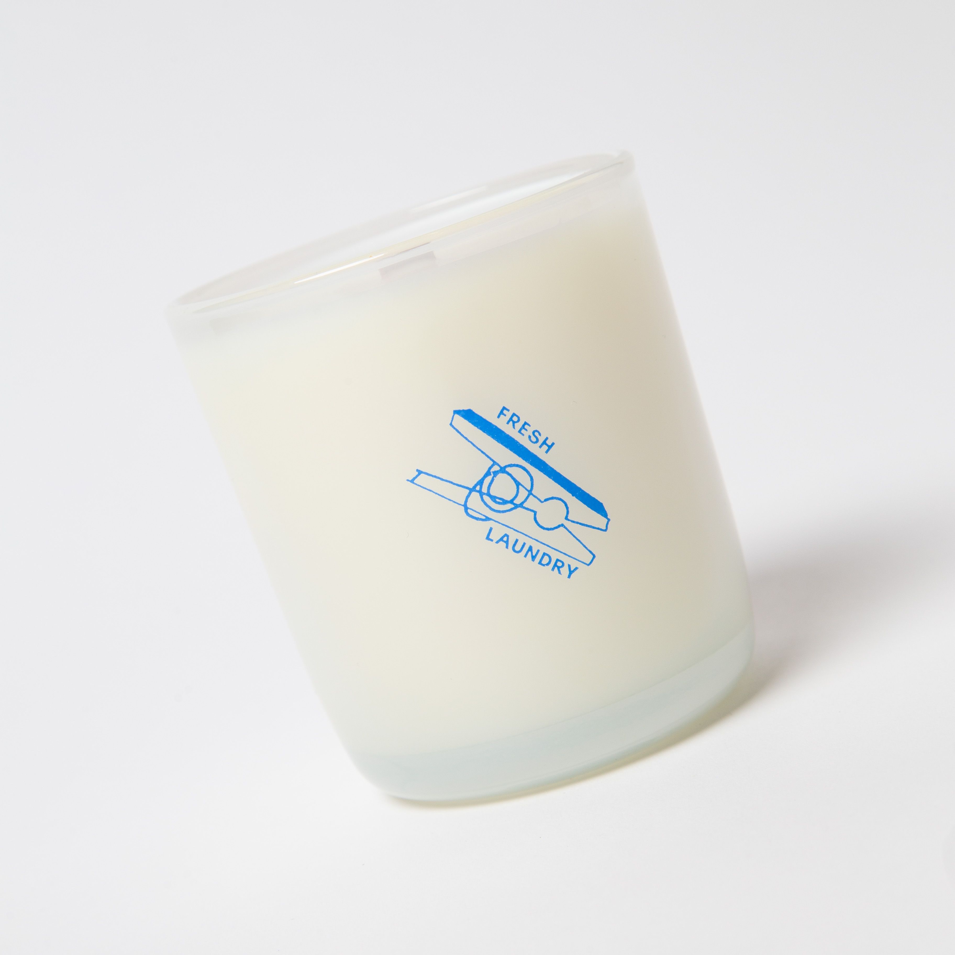 Milk Jar Fresh Laundry Candle | Spring Rain, Cotton & Vanilla 8oz