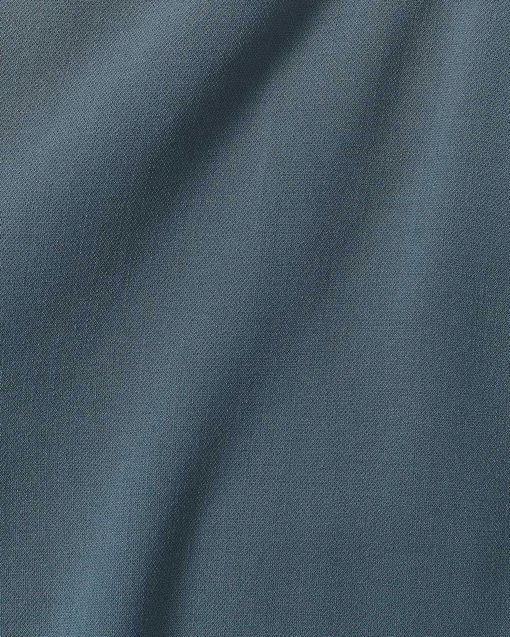 High-Rise Slim-Leg Blue Pant