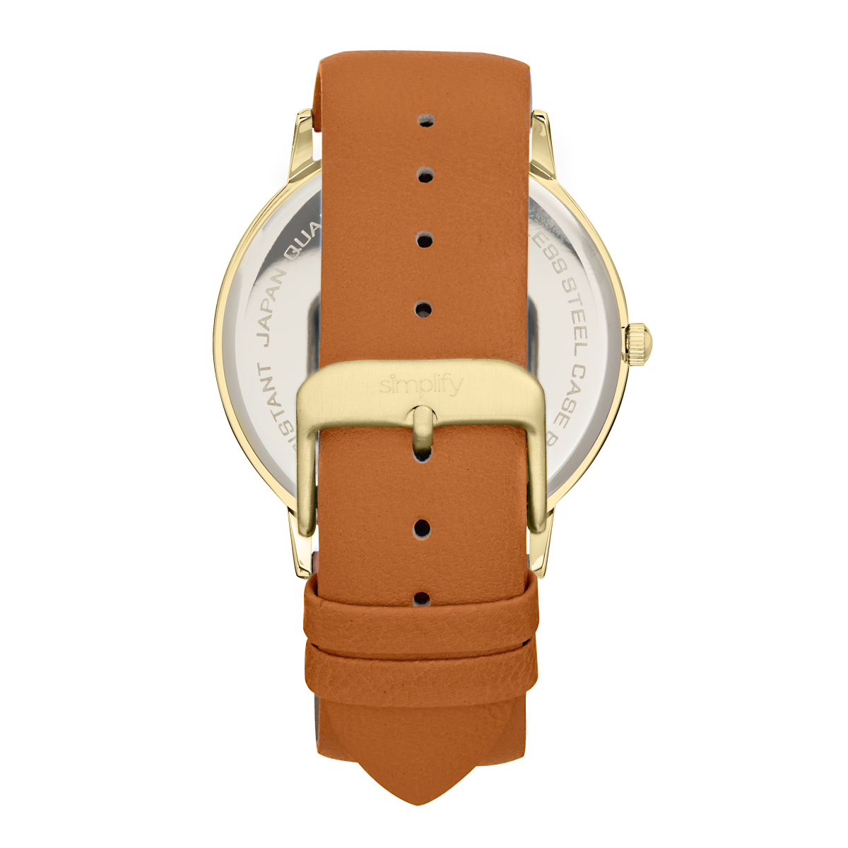 Simplify - The 7200 Leather-Band Watch - Turquoise