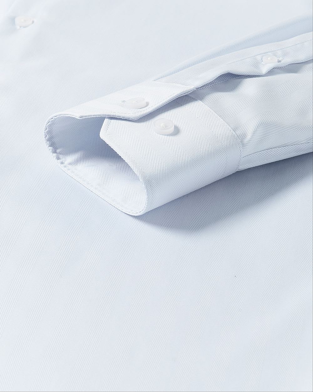 Tailored-Fit Herringbone Dress Shirt