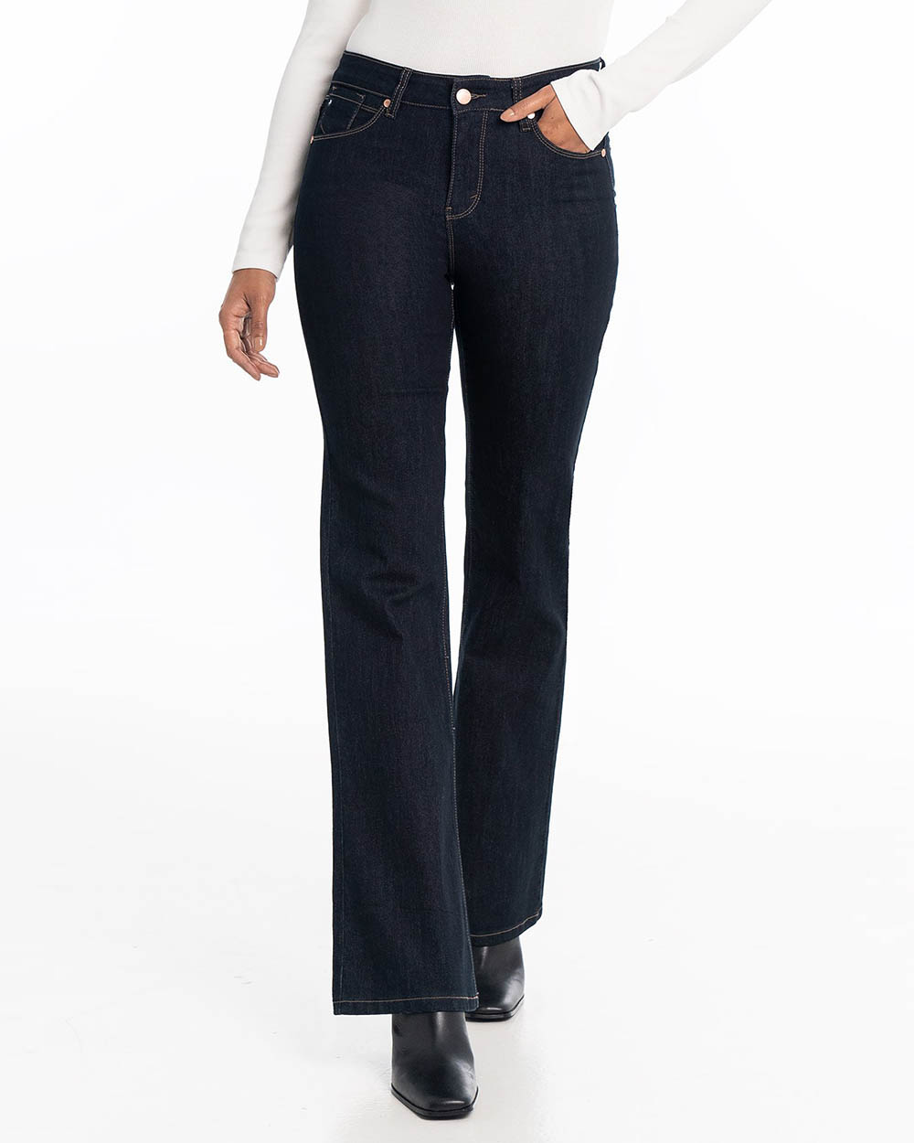 LOIS - Georgia Flare Dk Indigo Jeans