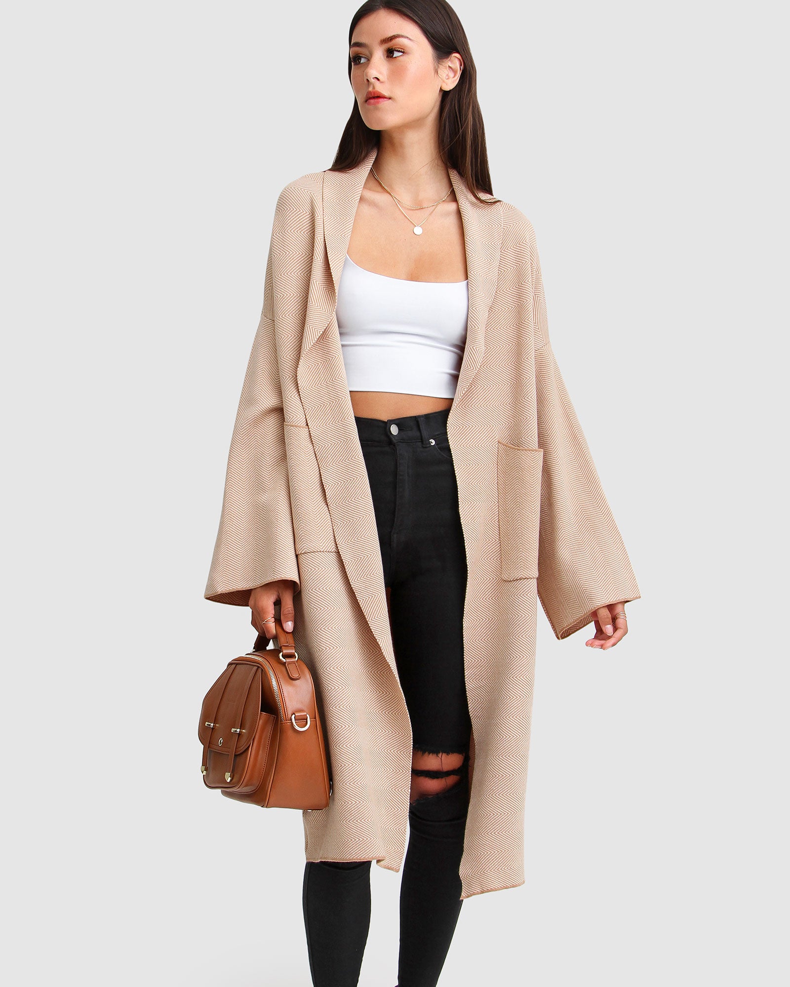 Belle & Bloom Hold The Line Coatigan