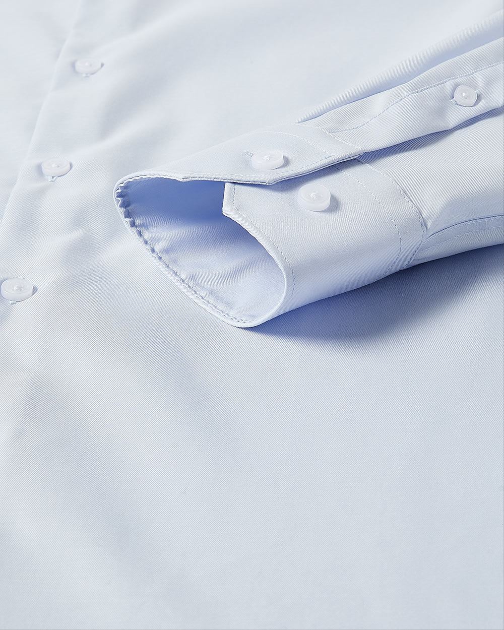 Slim-Fit Solid Sateen Dress Shirt