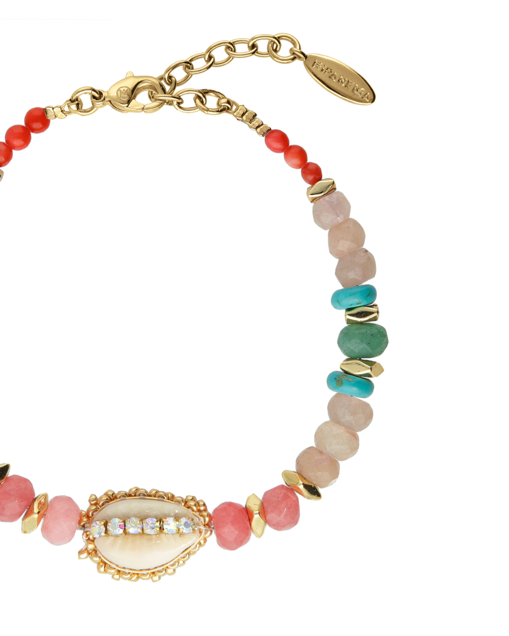Himpanema EOLE Gold & Multicolor Thin Bracelet