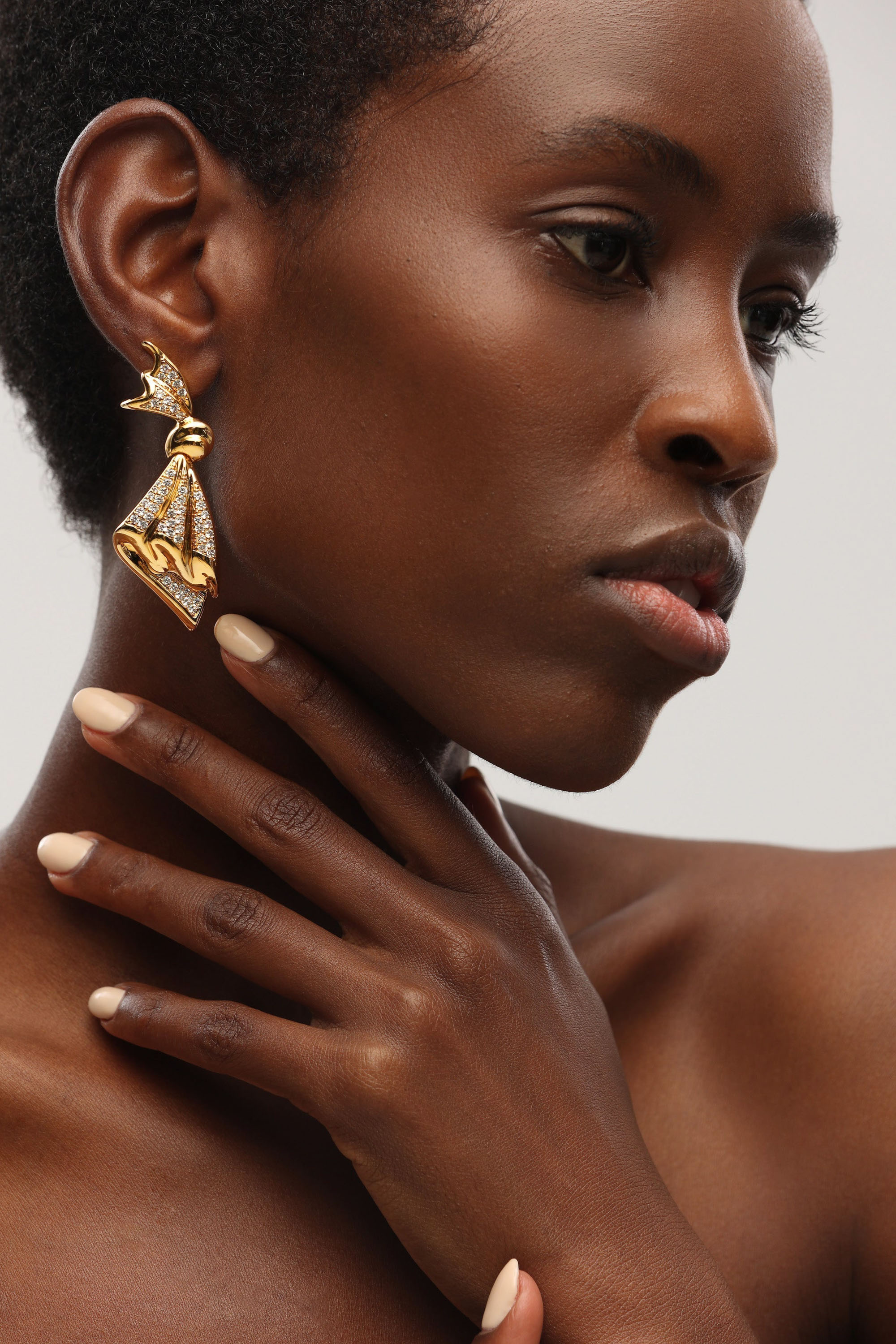 Classicharms-Pavé Butterfly Earrings