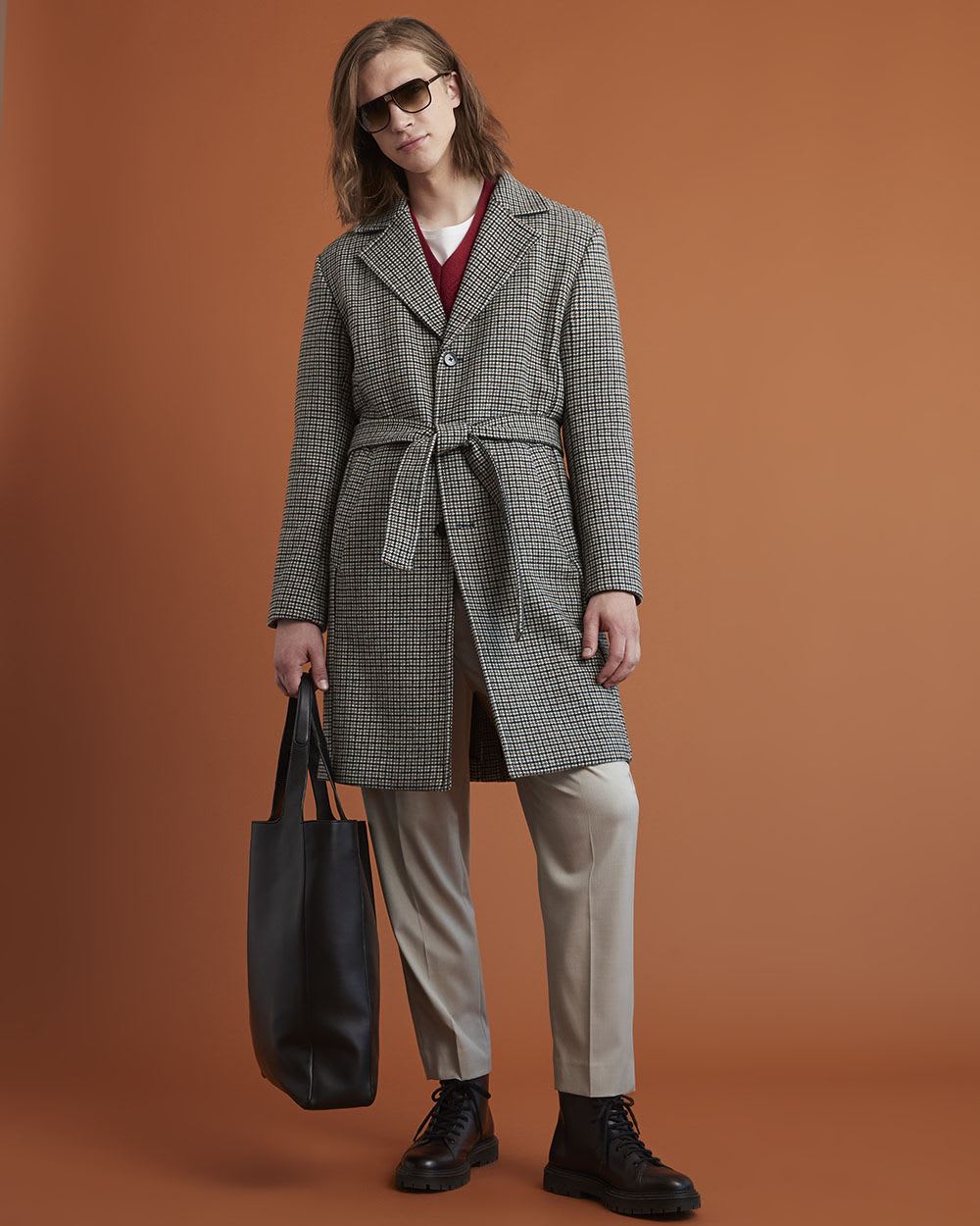 Gender-Neutral Classic Wool Coat
