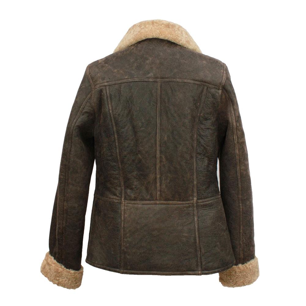 Eastern Counties Leather - Womens/Ladies Krissy Aviator Sheepskin Coat