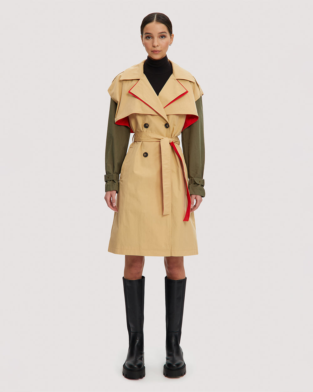 Noize - Charlotta Long Length Trenchcoat