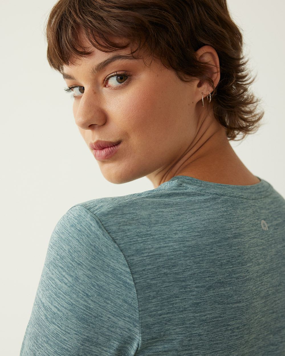 Long-Sleeve Crew-Neck Tee - Dry Lux Hyba Essentials