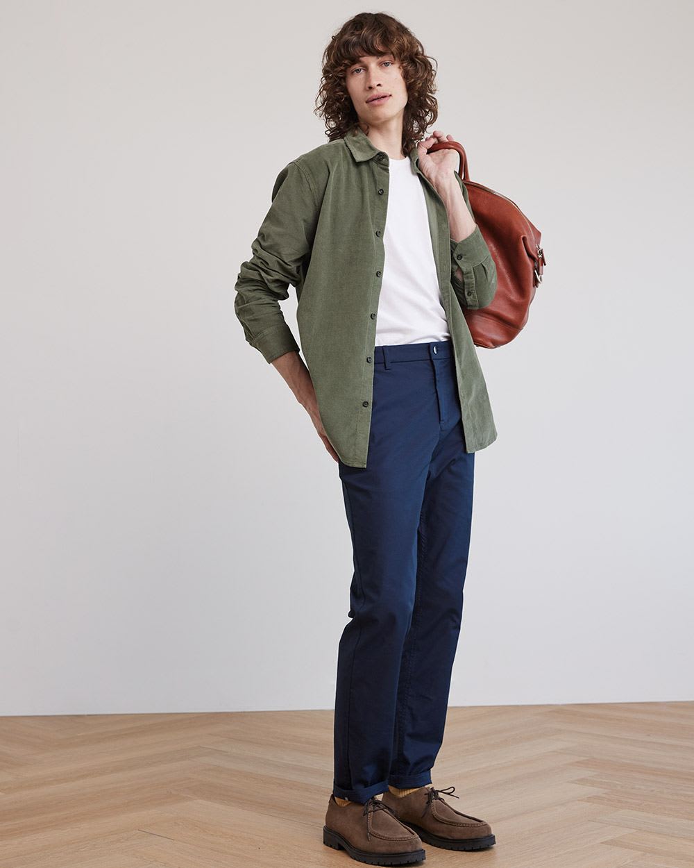 Regular-Fit Corduroy Shirt