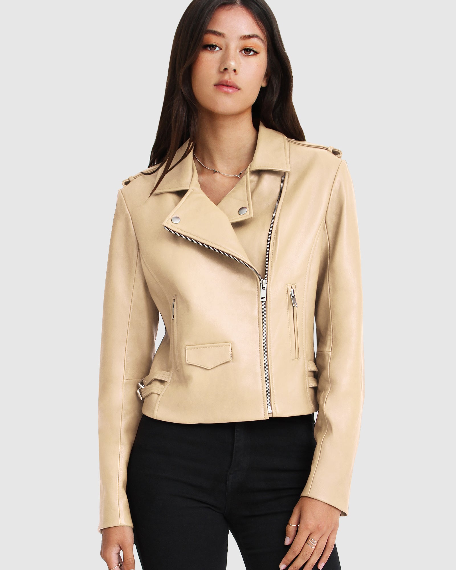 Belle & Bloom Just Friends Leather Jacket