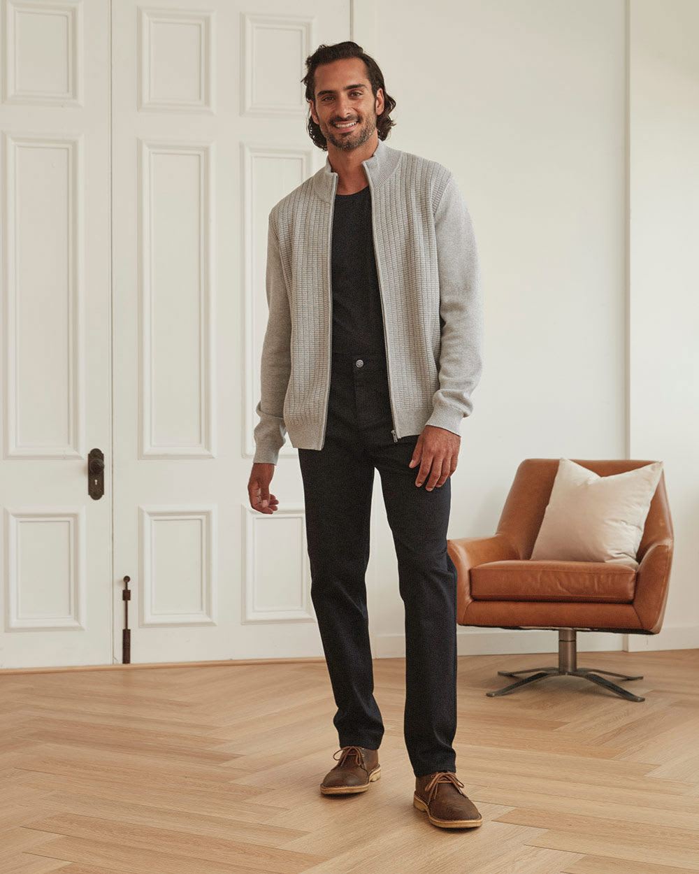 Straight Leg Super Stretch 5-Pocket Pant