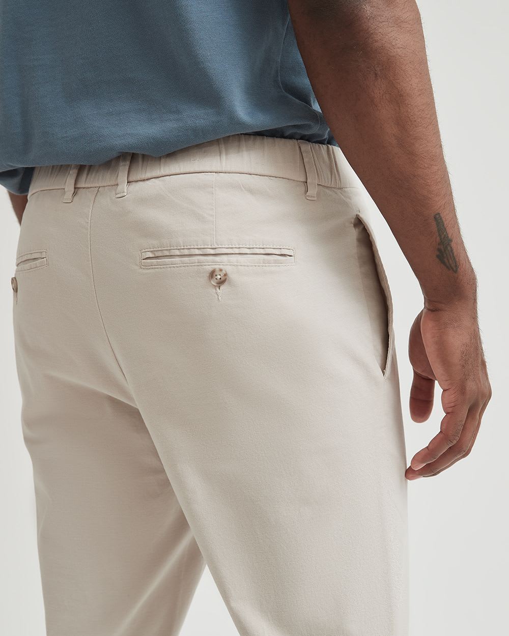 Two Tone Jogger Chino Pant