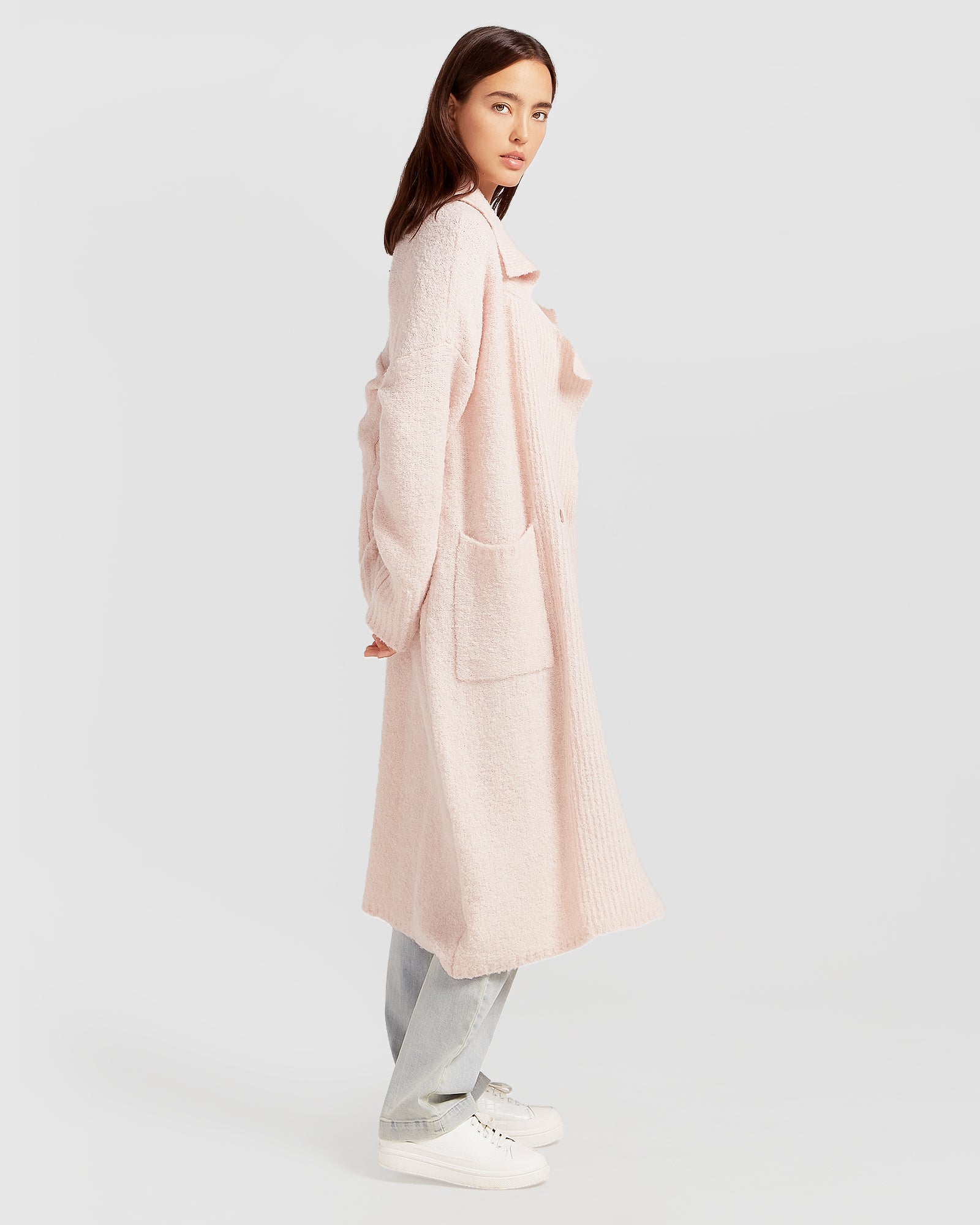 Belle & Bloom Born To Run Sustainable Sweater Coat