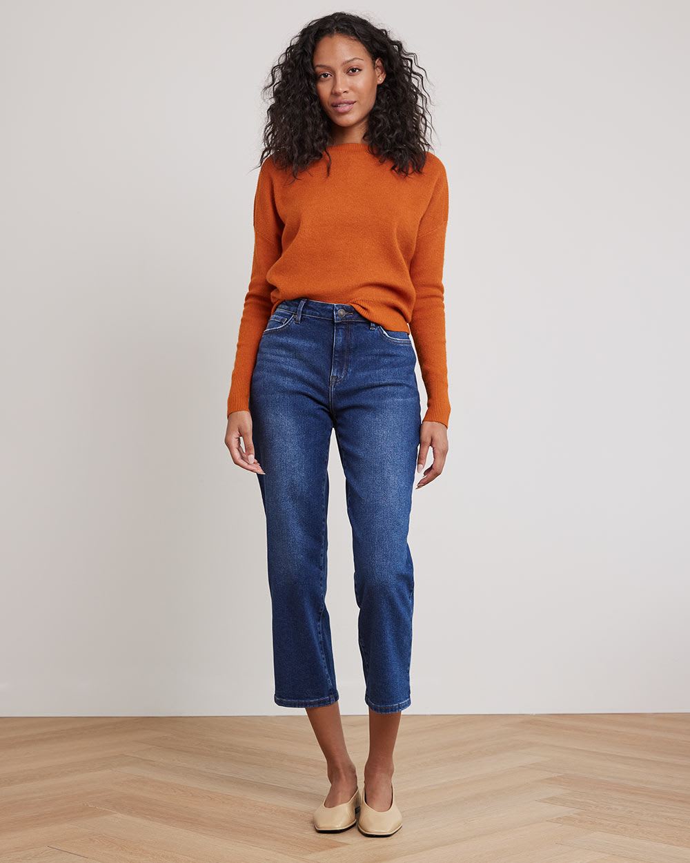 Relaxed-Fit Boat-Neck Sweater