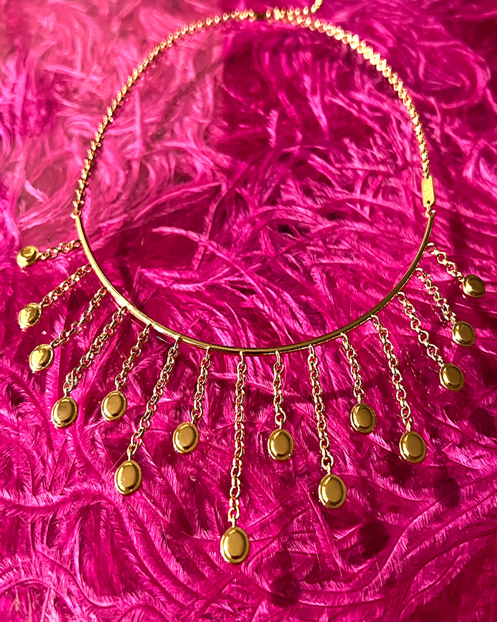 Talia Frontal Fringe Necklace - Syd + Pia NYC™