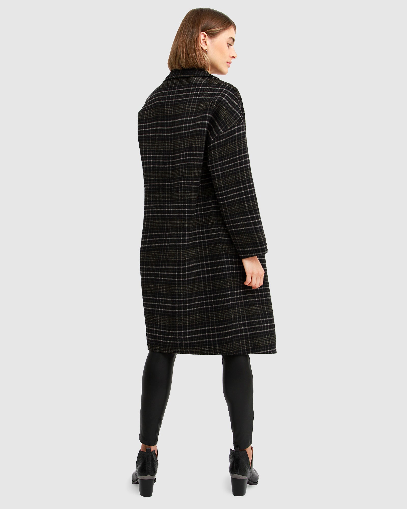 Belle & Bloom Publisher Double Breasted Wool Blend Coat