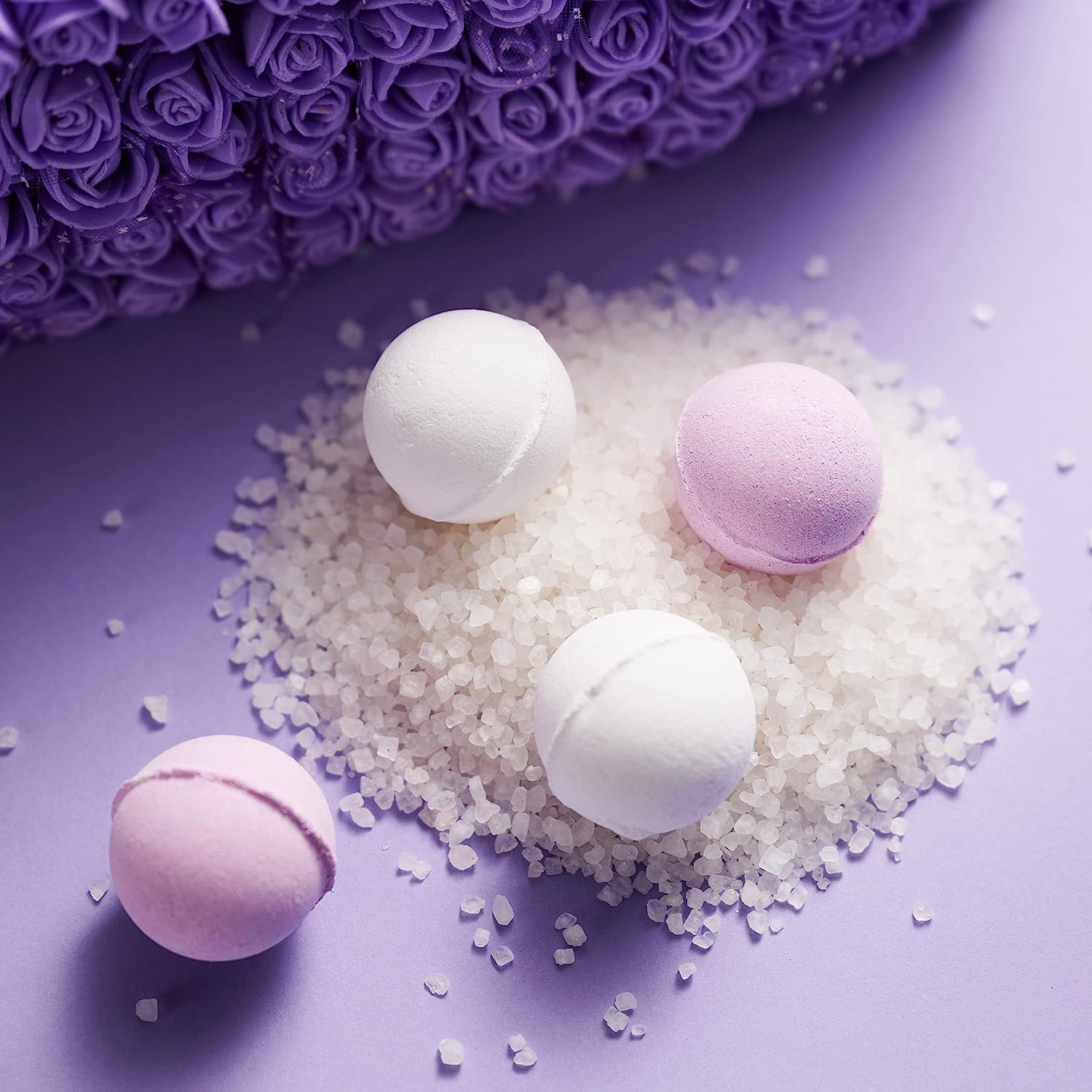 Lovery Lavender Body Care Gift Set, Handmade Self Care Kit, 15 Piece