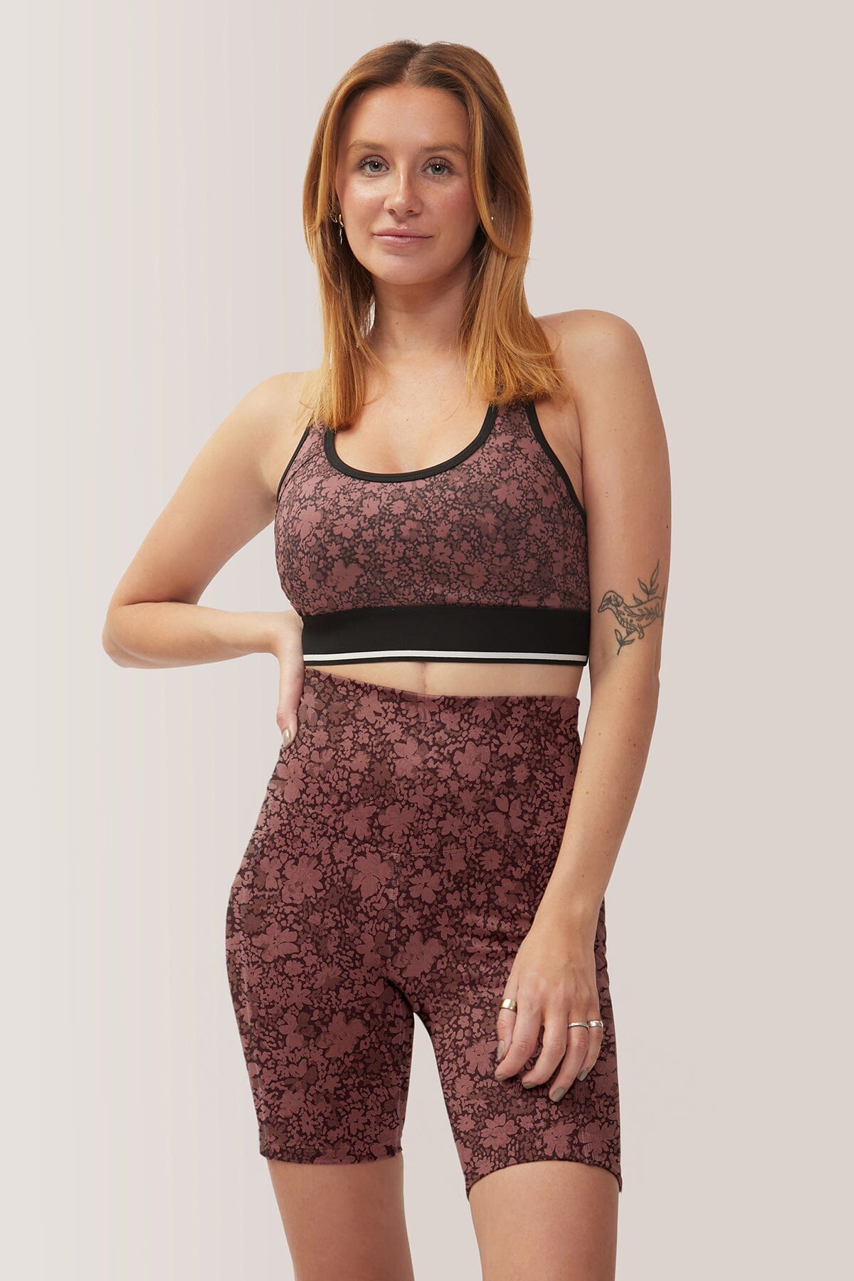 Rose Buddha / Happy Girls Sports Bra