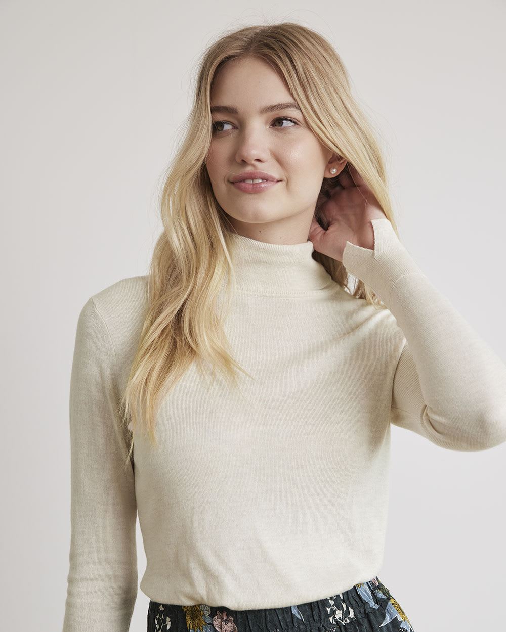 Long-Sleeve Turtleneck Sweater