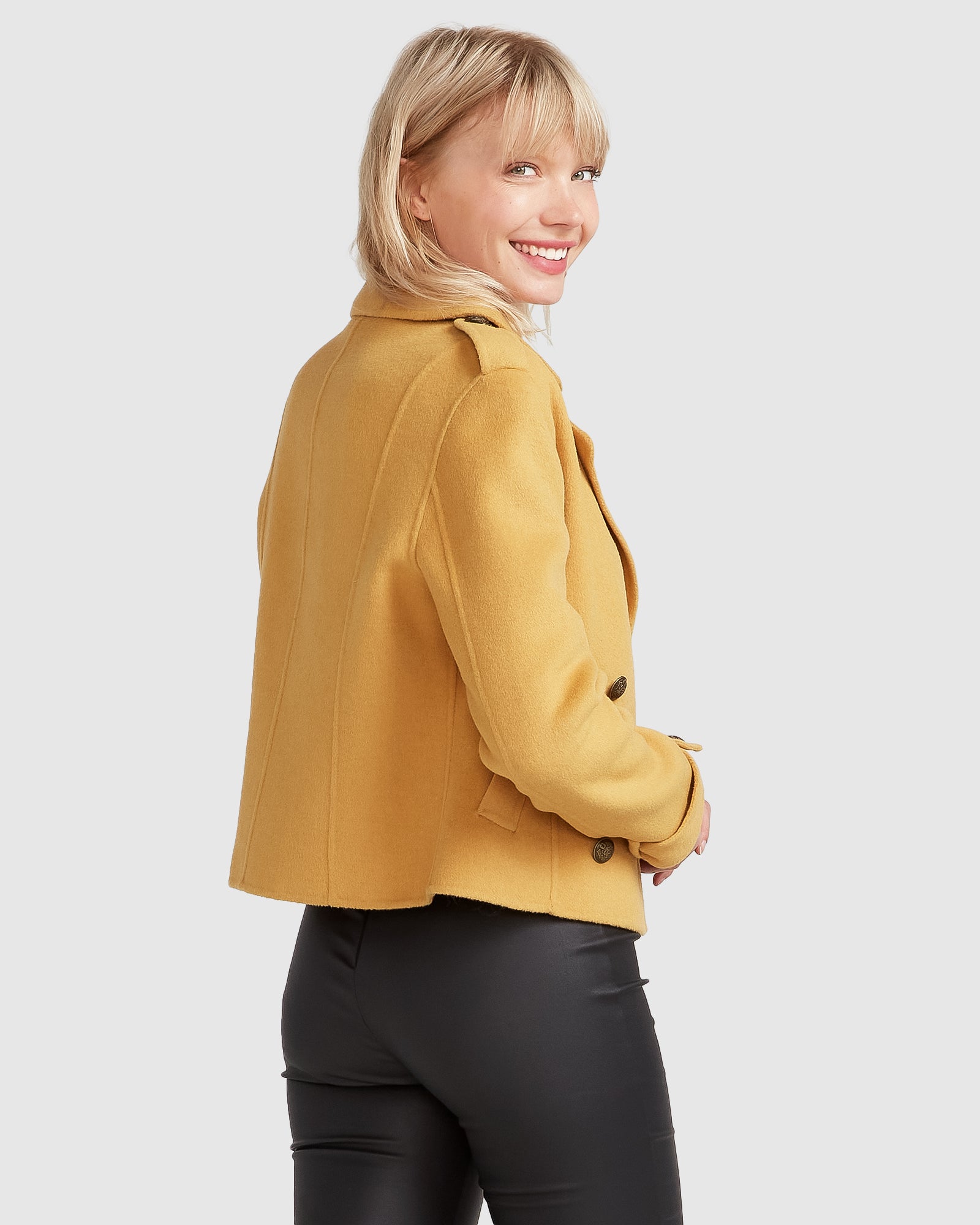 Belle & Bloom Better Off Military Peacoat