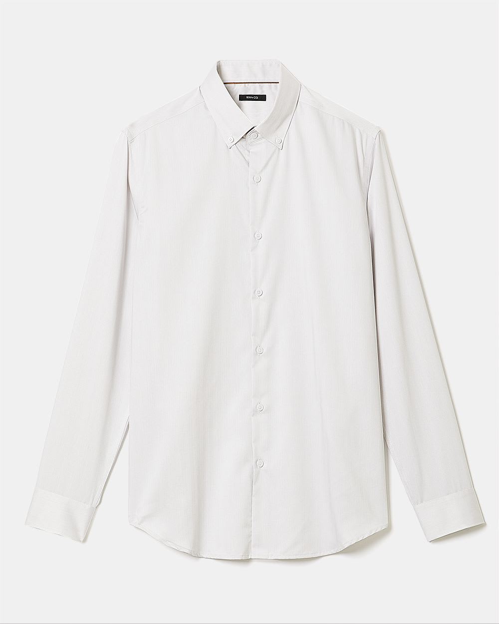 Tailored-Fit Herringbone Dress Shirt